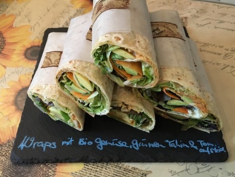 bunte Wraps
